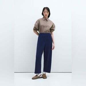 CORDERA - MERINO WOOL PANTS - PRUSSIAN BLUE